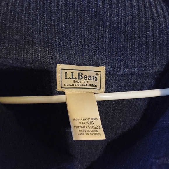 LL Bean shawl pullover - Picture 2 of 3